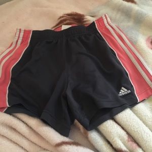 Pink and Grey adidas shorts